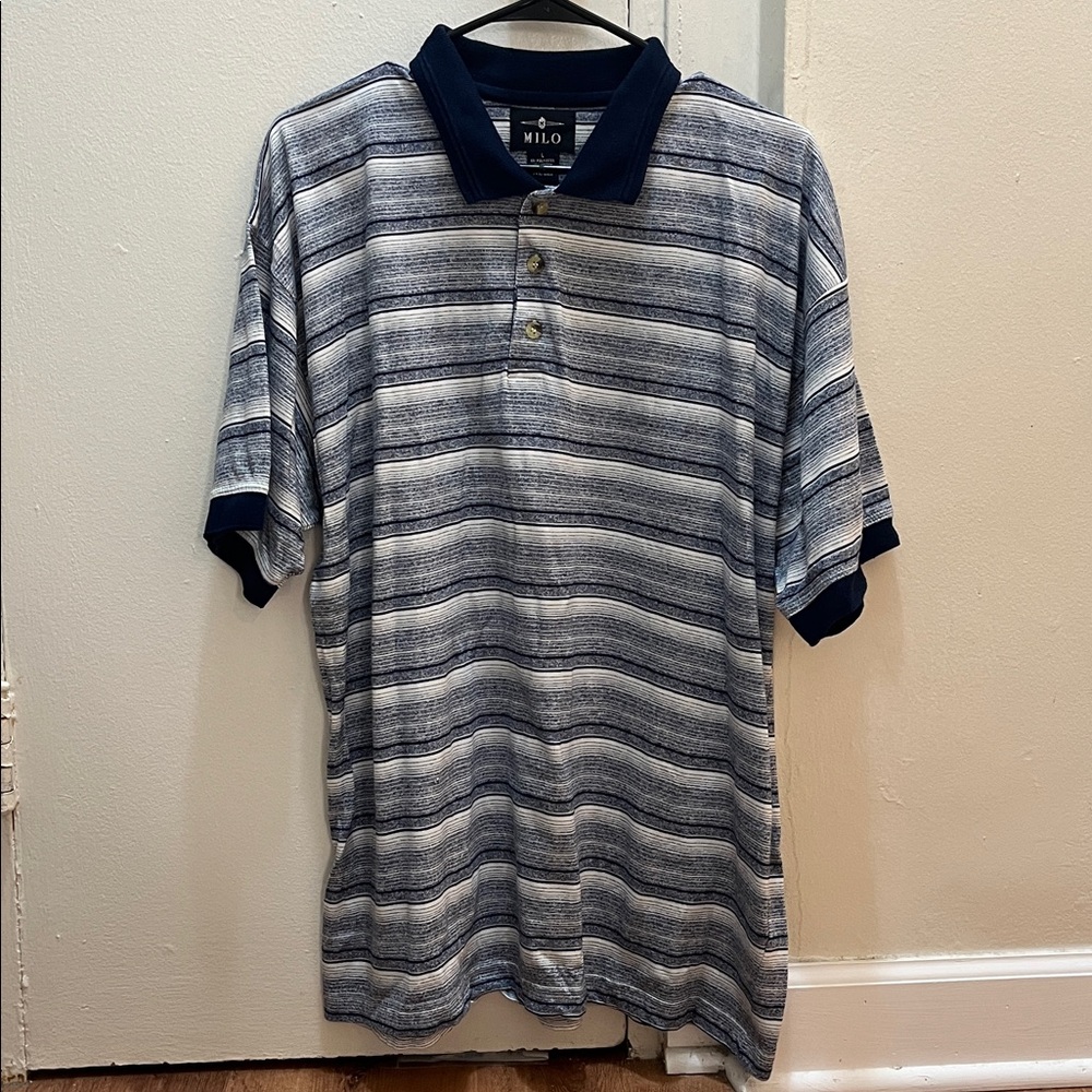 Milo Striped Polo Shirt Men’s Large